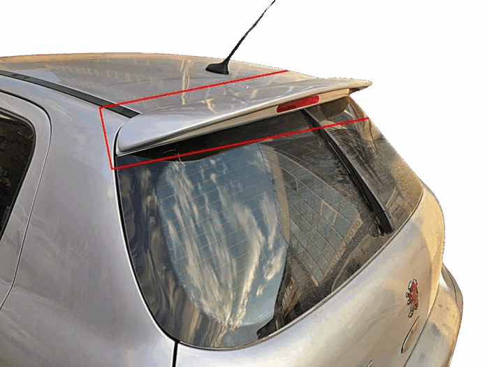 Peugeot 307 Spoiler (BOYASIZ ) - Görsel 1