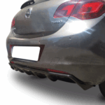 Opel Astra J HB (2010-2012) Makyajsız Arka Tampon Eki - Difüzör (Plastik) - Görsel 2