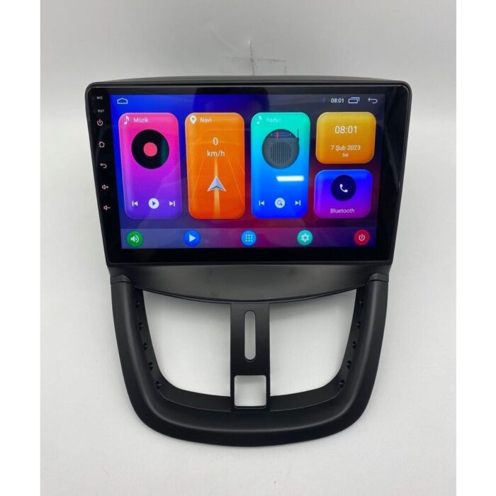 PEUGEOT 207 MULTİMEDYA 4GB RAM /64 GB DAHİLİ HAFIZA CARPLAY - Görsel 1