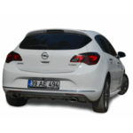 Opel Astra J HB (2013-2015) Makyajlı Arka Tampon Eki - Difüzör (Plastik)