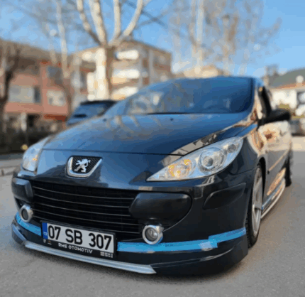 PEUGEOT 307 MAKYAJLİ KASA ÖN TAMPON EKİ