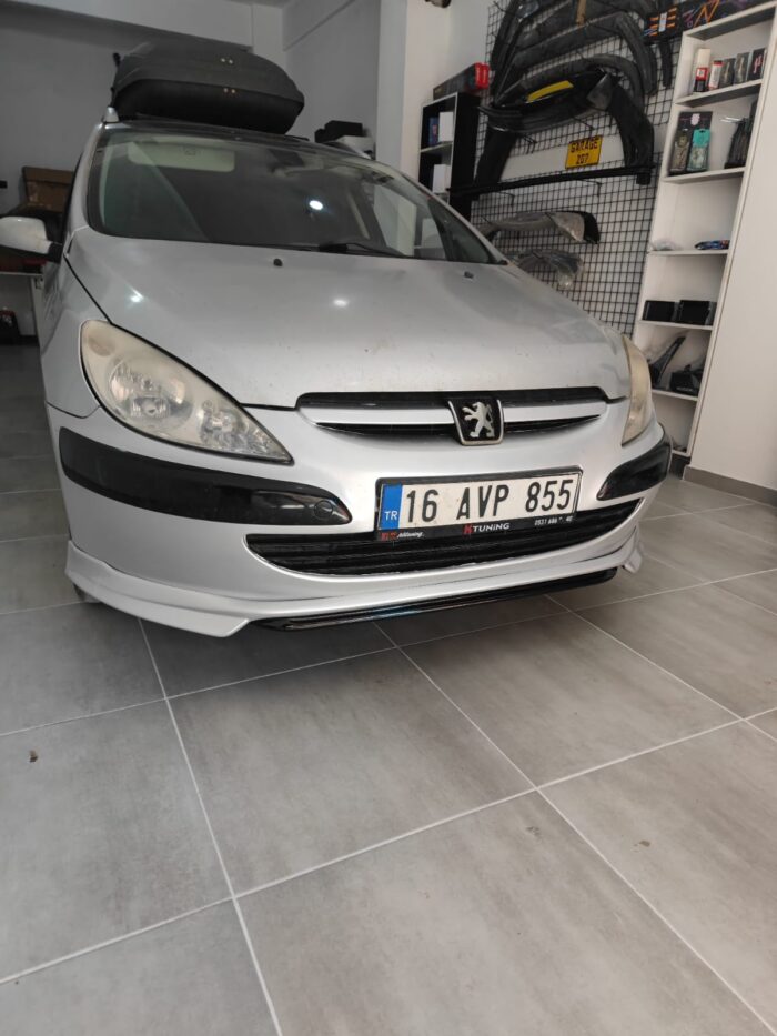 Peugeot 307 2001-2005 Makyajsız Kasa Abt Ön Tampon Eki Boyasız - Görsel 3