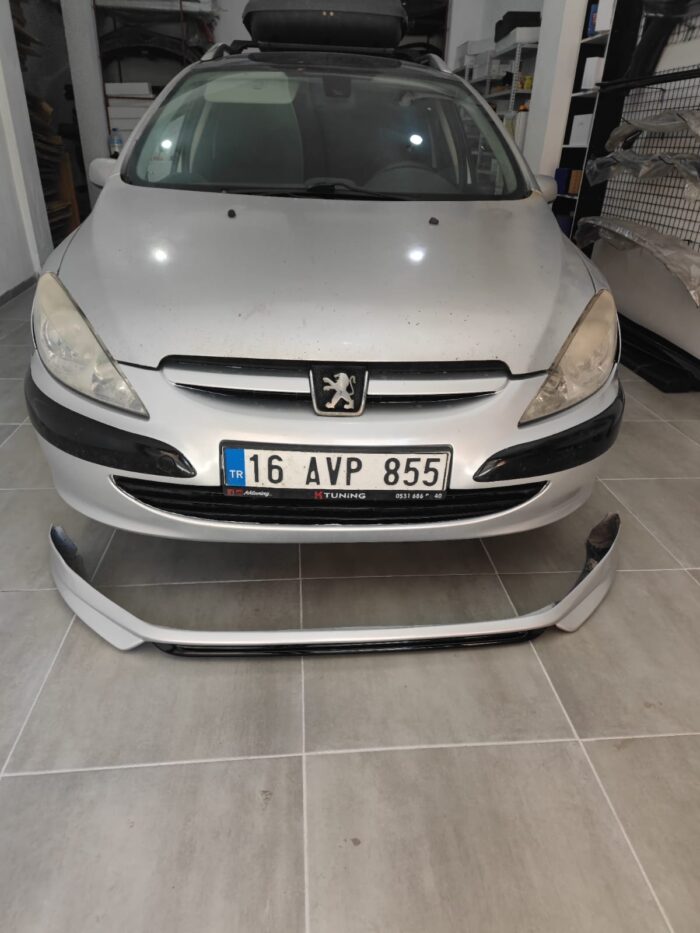 Peugeot 307 2001-2005 Makyajsız Kasa Abt Ön Tampon Eki Boyasız - Görsel 4