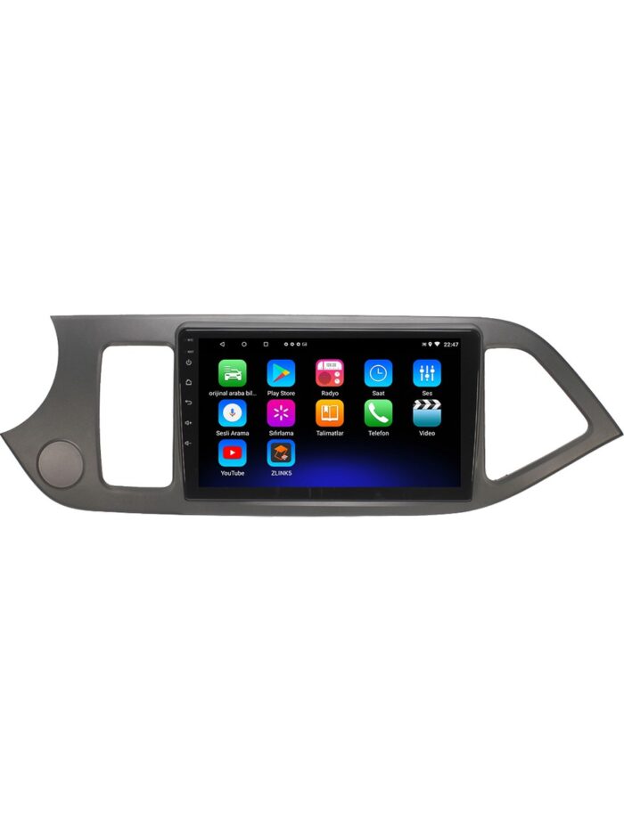 110000303071780 KİA PİCANTO CARPLAY MULTİMEDYA  9'' 2011 / 2016 4-64 - Görsel 1