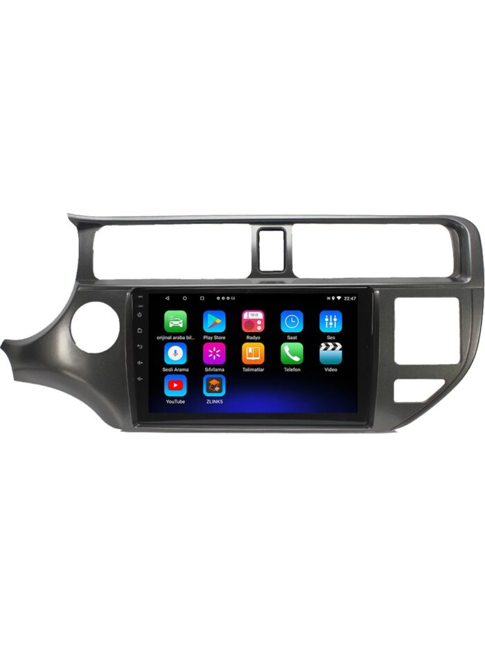110000303071790 KİA RİO ANDROİD CARPLAY MULTİMEDYA  2011/2015 9''İNÇ DÖRTLÜ YERİ VAR PETEK DE - Görsel 2