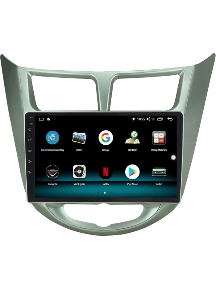 110000360598846 HYUNDAİ ACCENT BLUE ANDROID CARPLAY MULTIMEDYA 9" 2011/2019 4-64 - Görsel 2