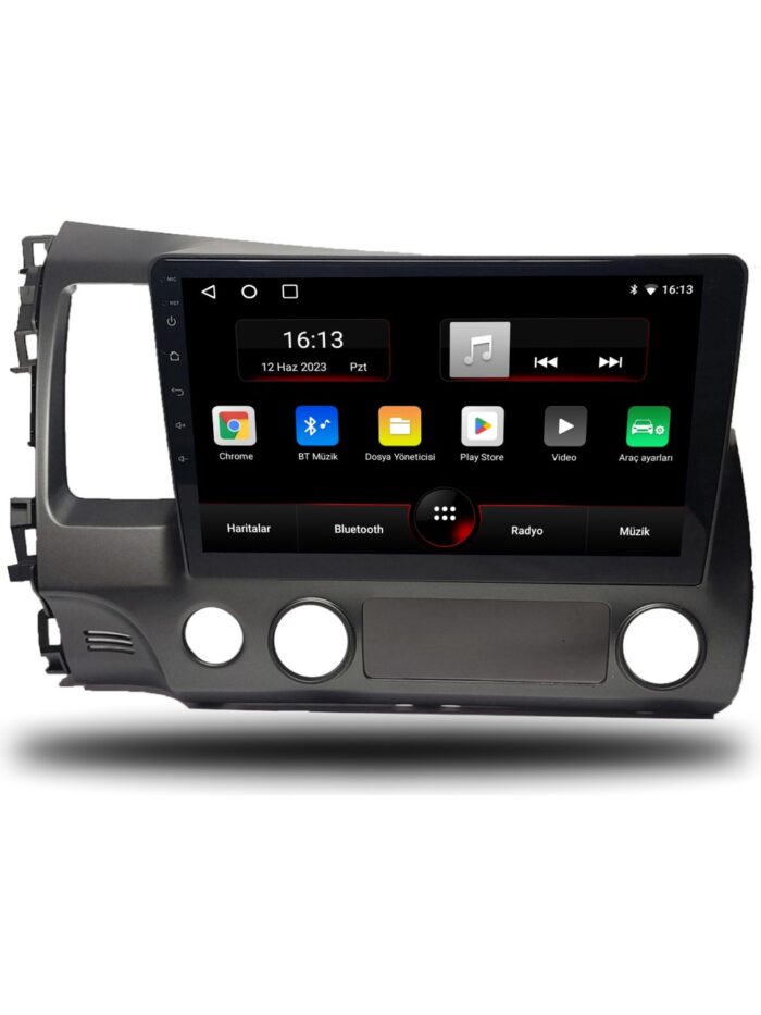 110000456703126 HONDA CİVİC FD6 ANDROID CARPLAY MULTIMEDYA  10" 2007/2011 4-64 - Görsel 3