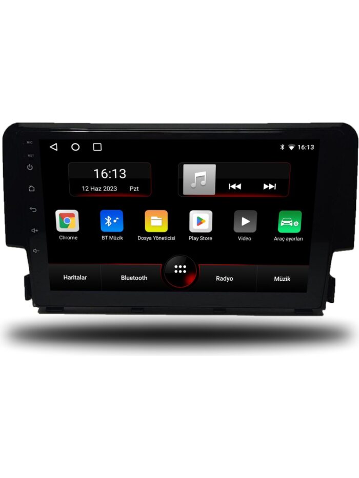 110000709570302 HONDA CİVİC FC5 ANDROID CARPLAY MULTIMEDYA 9''İNÇ 2016/2020 4-64 - Görsel 3