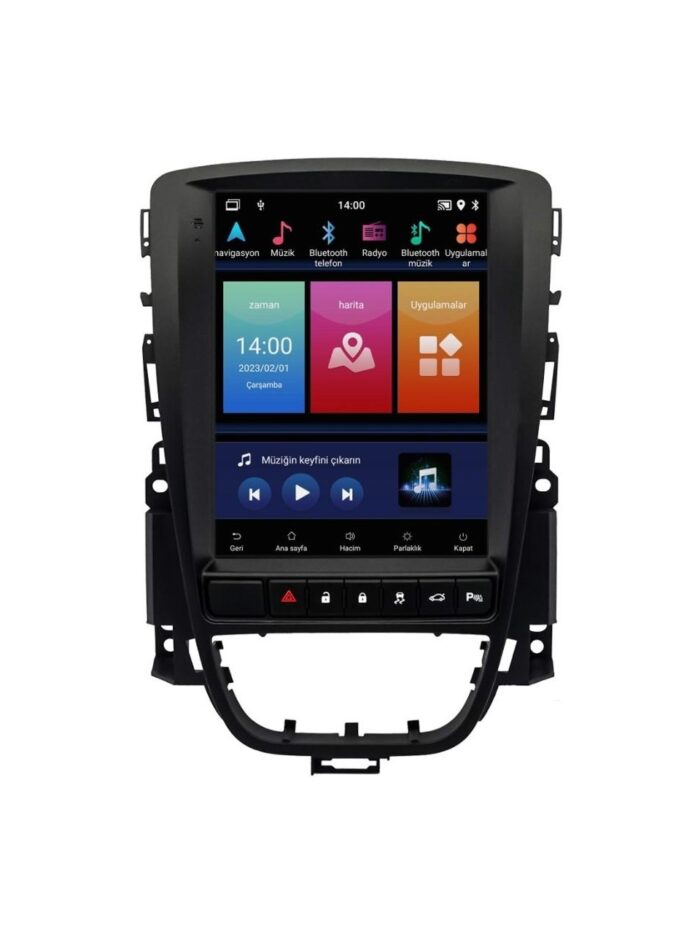 OPEL ASTRA J 9.7" TESLA ANDROID CARPLAY MULTİMEDYA  2010/2020 4-64 - Görsel 1