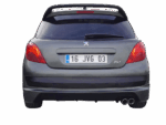 PEUGEOT 207 YÜKSEK SPOİLER (BOYASIZ ) - Görsel 2