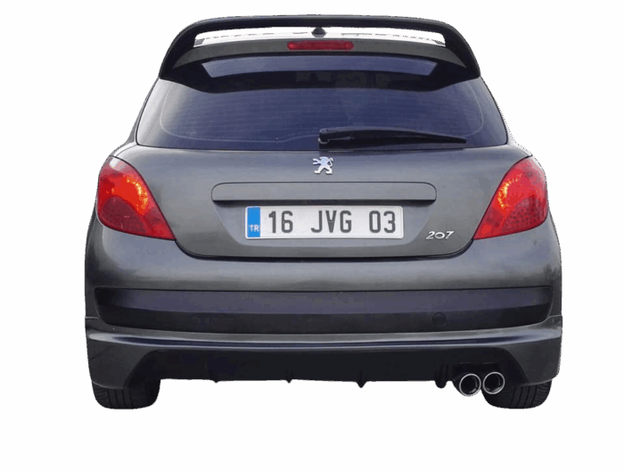 8df9e658-a5d3-421e-a3ac-e932c39dded2 PEUGEOT 207 YÜKSEK SPOİLER (BOYASIZ ) - Görsel 2