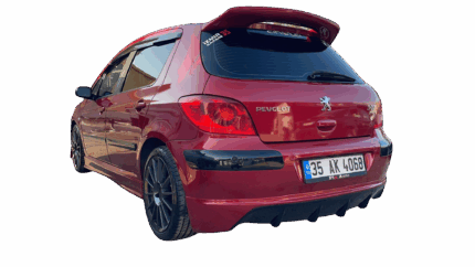 PEUGEOT 307 YÜKSEK SPOİLER BOYASIZ