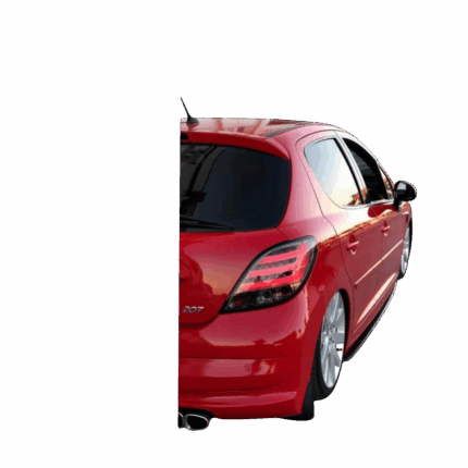 PEUGEOT 207 UYUMLU F30 MARŞPYEL LİPİ ( PARLAK SİYAH )
