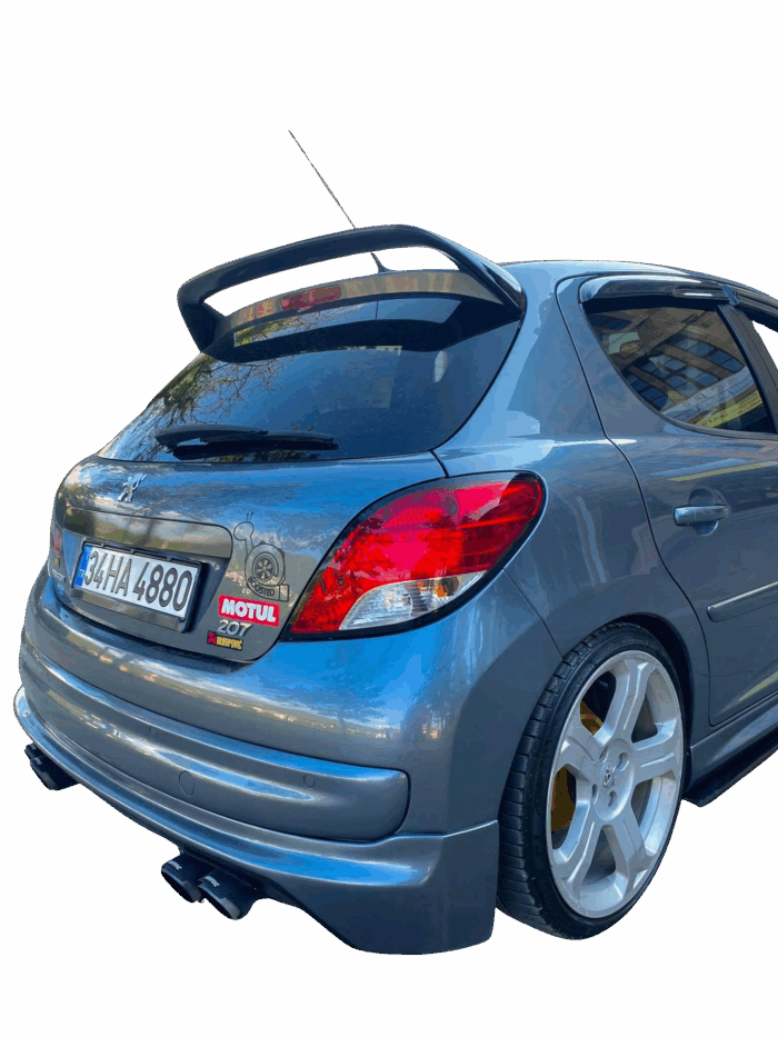 b68a9dc3-c1ec-4ade-b6dd-fc1e42df7d43 PEUGEOT 207 YÜKSEK SPOİLER (BOYASIZ ) - Görsel 3