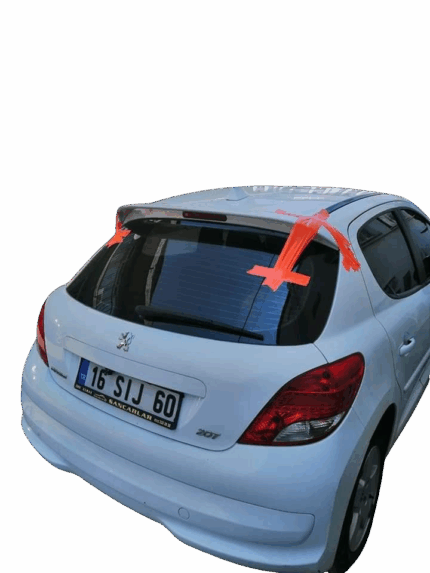 Peugeot 207 Spoiler ( BOYASIZ -ASTARLI )