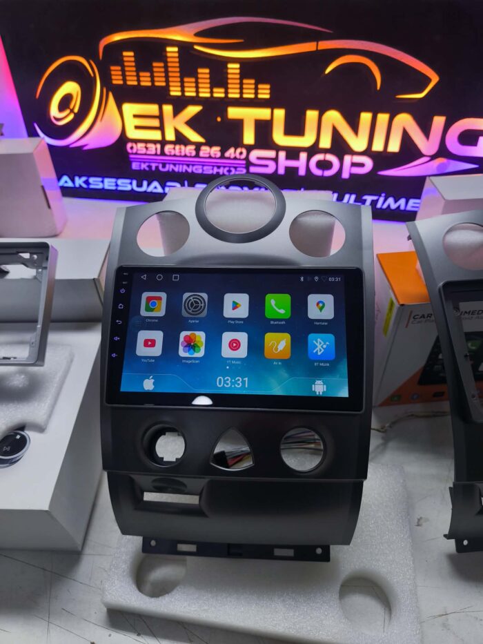 MEGANE 2 DİJİTAL KLİMA UYUMLU ANDROİD ÇERÇEVE 9' INÇ - Görsel 3